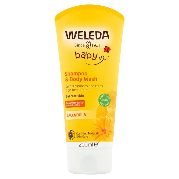 Weleda Baby Calendula Shampoo and Body Wash 200ml