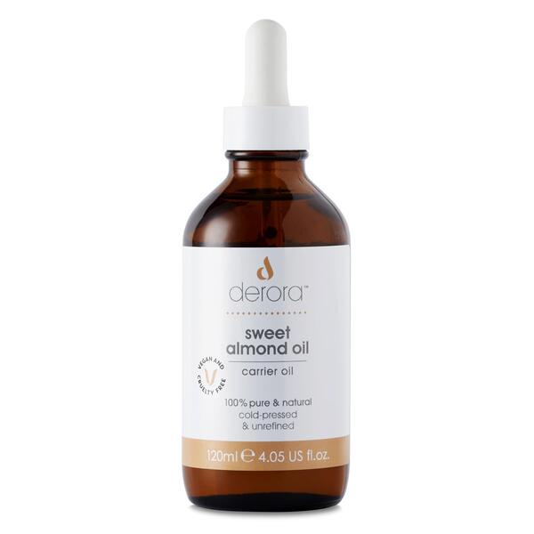 Derora Sweet Almond Oil 120ml, imported from the UK