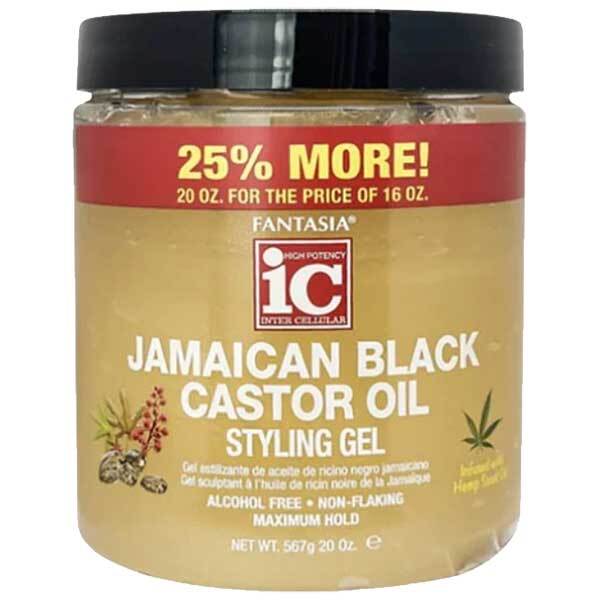 Fantasia Jamaican black castor oil styling gel, imported from the UK