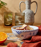 Royal Copenhagen Blue Fluted Half Lace Korean Deep Bowl 14.5cm, imported from the UK