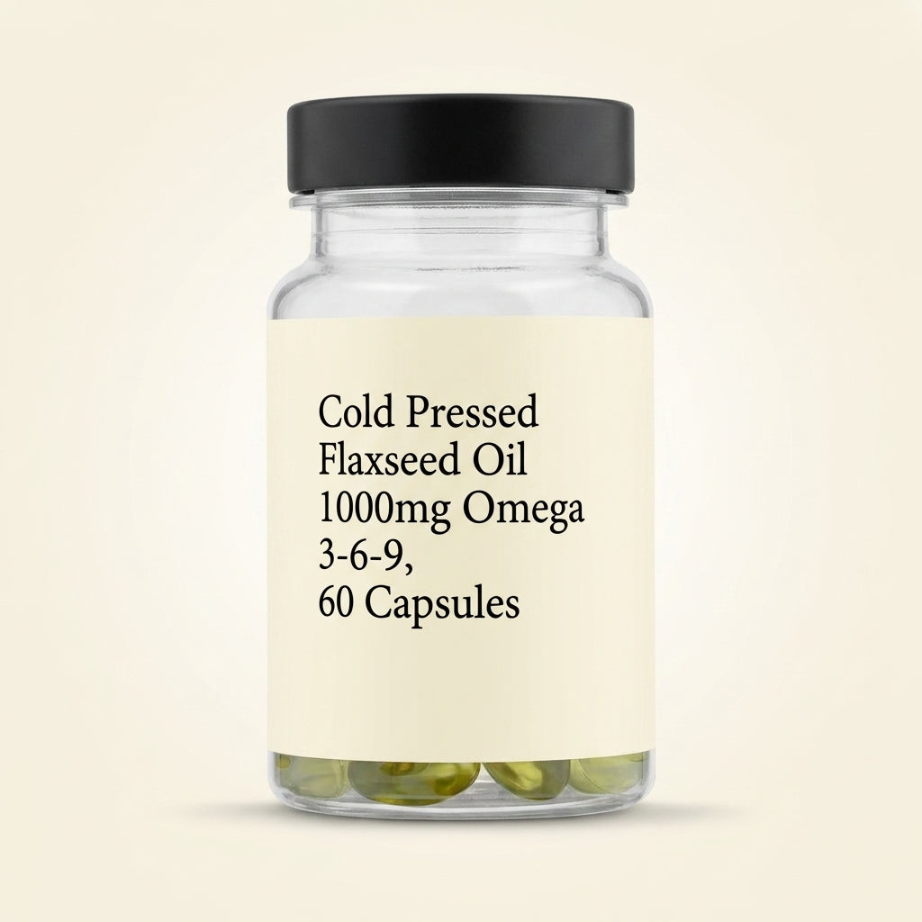 Holland & Barrett vegan flaxseed oil omega 3-6-9 60 capsules (British brand)