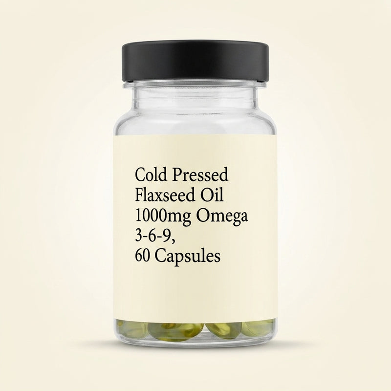 Holland & Barrett vegan flaxseed oil omega 3-6-9 60 capsules (British brand)