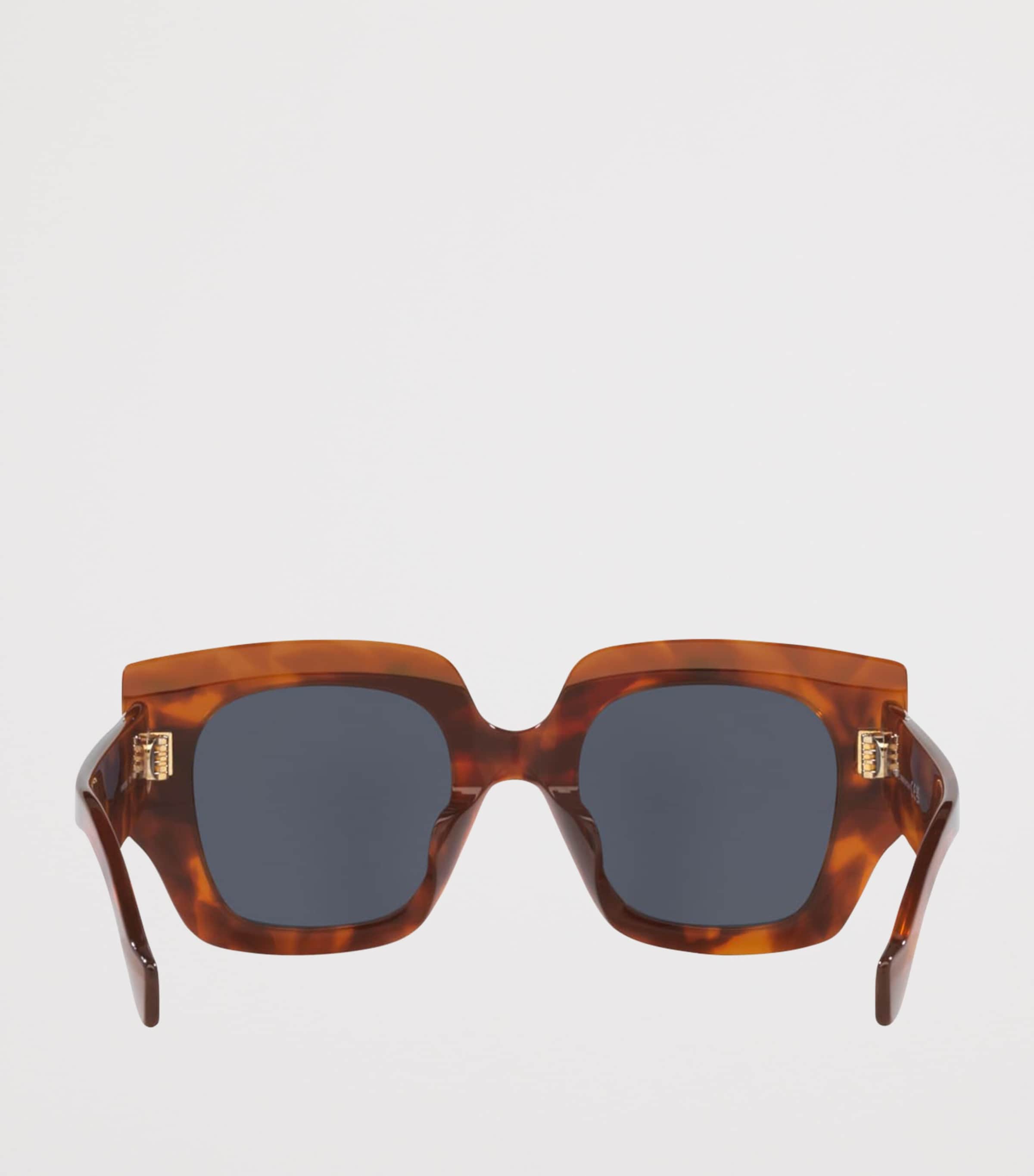 LOEWE square screen sunglasses gold-tone accents acetate - British product