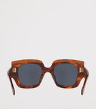 LOEWE square screen sunglasses gold-tone accents acetate - British product