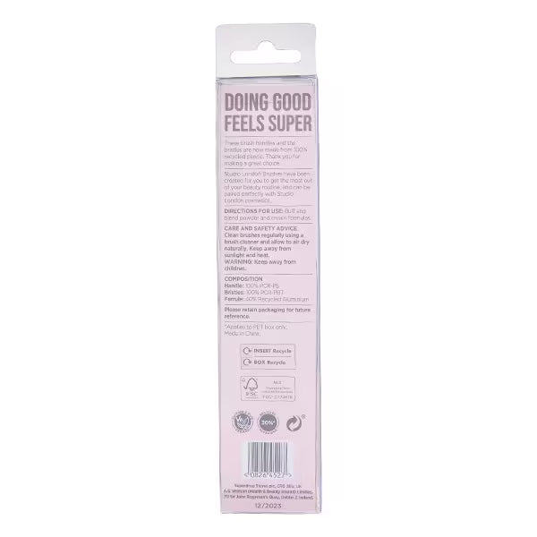 Studio London Angled Blush Brush for Makeup (British brand)