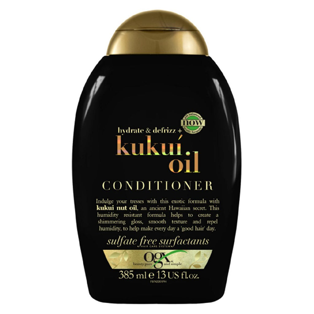 OGX Hydrate & Defrizz+ Kukui Oil pH Balanced Conditioner 385ml