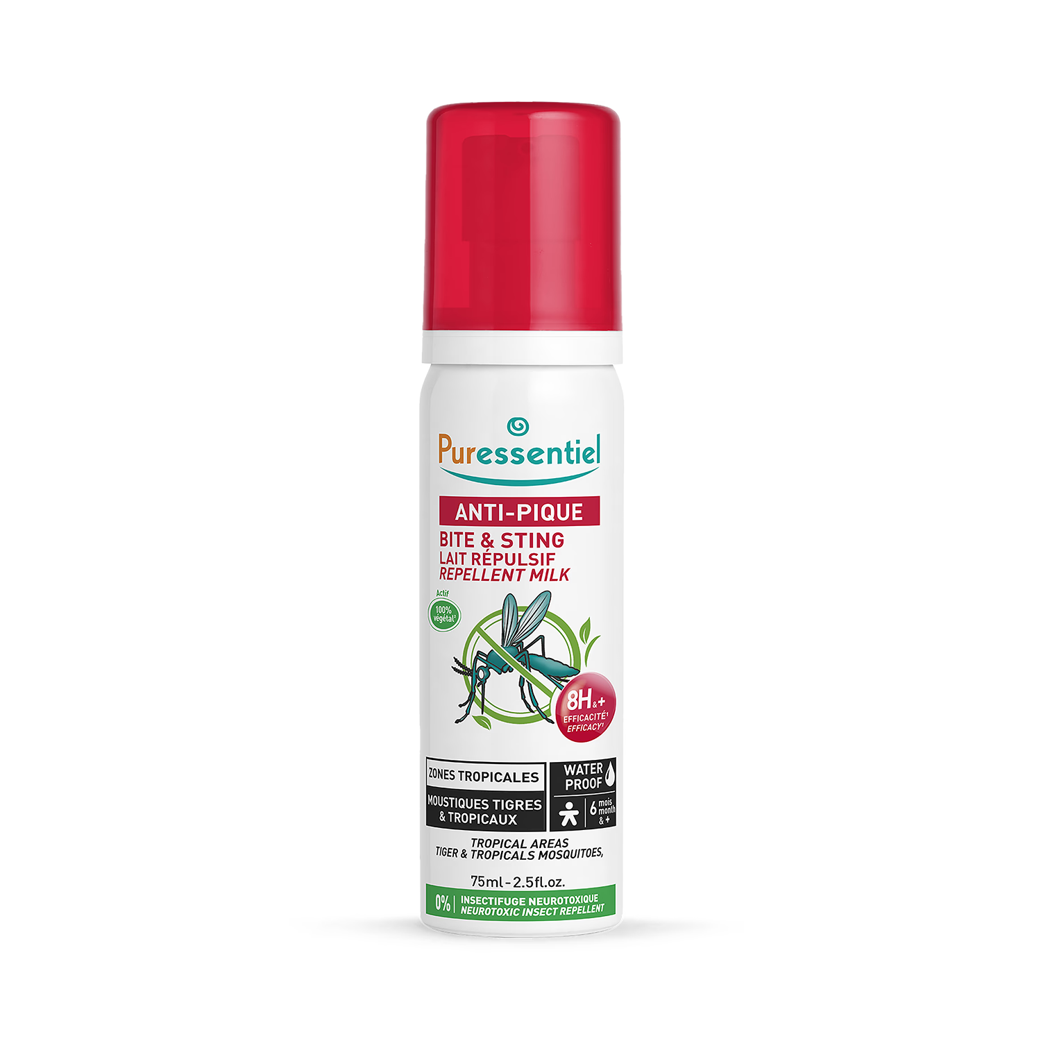 Puressentiel bite sting repellent milk 75ml - British product
