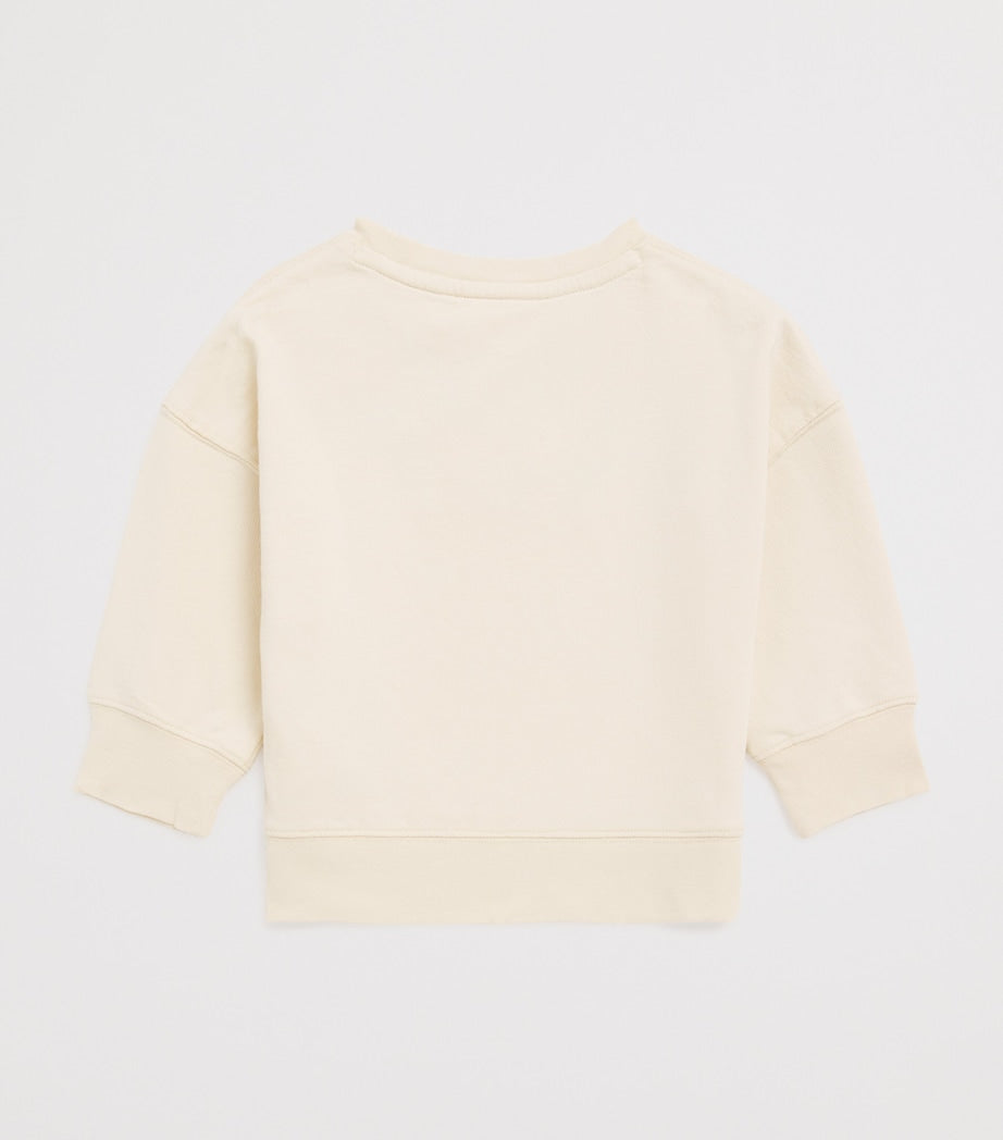 Louise Misha cotton embroidered crew neck sweatshirt for children 3-10 years, UK version