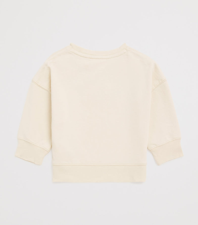 Louise Misha cotton embroidered crew neck sweatshirt for children 3-10 years, UK version