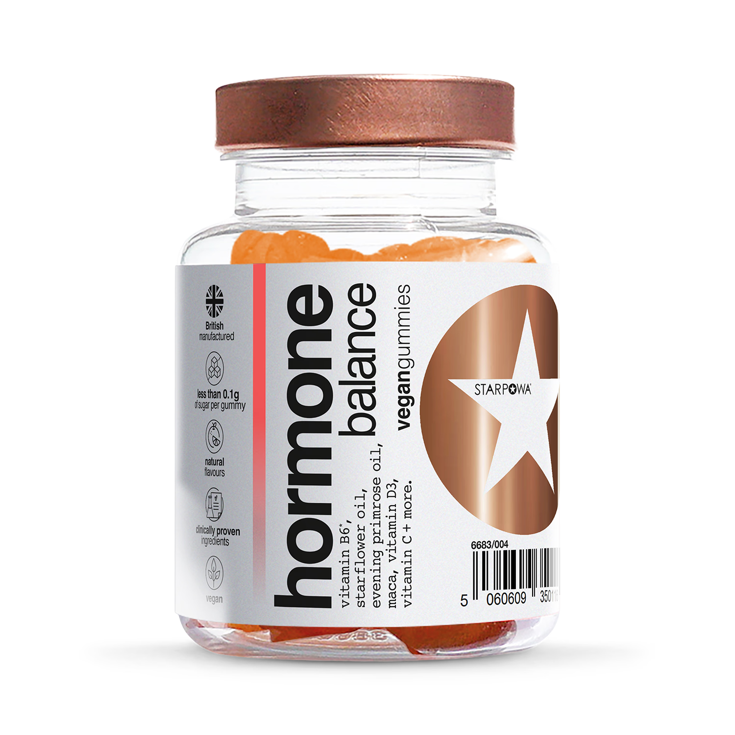 Starpowa hormone balance vitamin gummies 30 count (British brand)