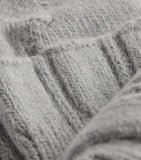 Falke knitted bed socks with angora blend - British product