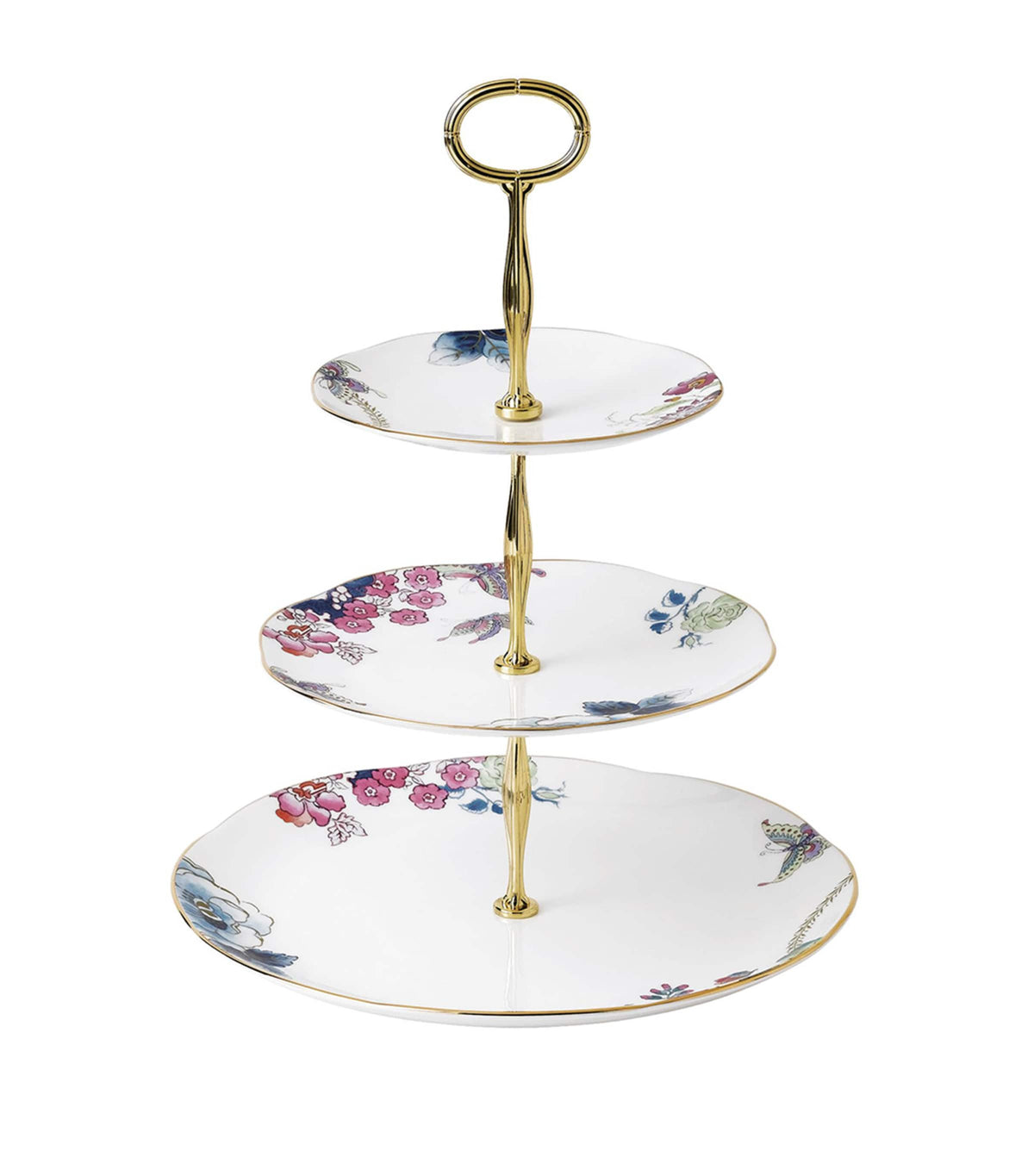 Wedgwood Butterfly Bloom 3-tier cake stand (British brand)