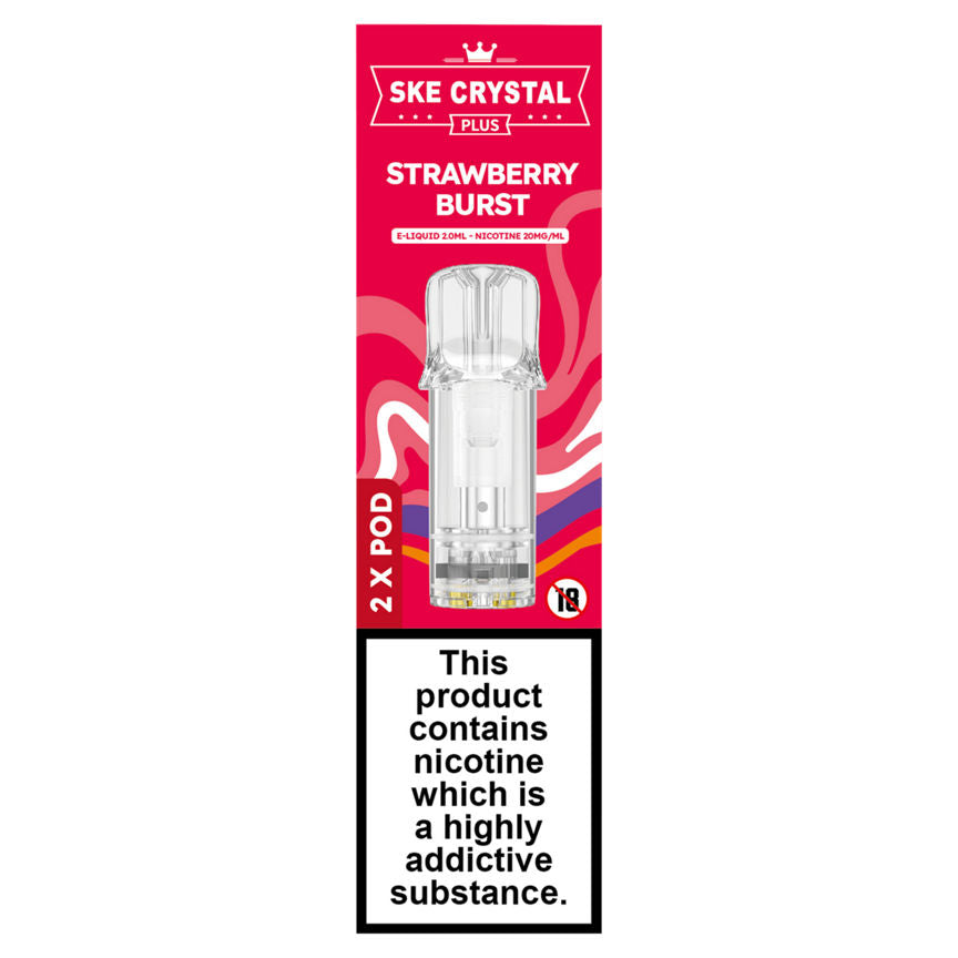 SKE Crystal Plus Strawberry Burst 20mg/ml GOODS ASDA   