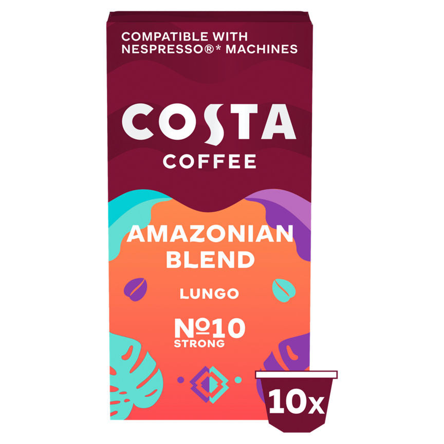 Costa Intensely Dark Amazonian Blend Aluminium Capsules GOODS ASDA   