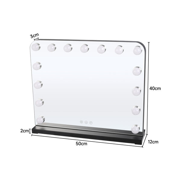 Livingandhome Hollywood LED Makeup Mirror, imported from the UK