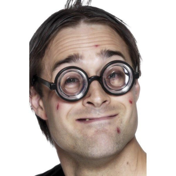 Smiffys nerd glasses black, UK version