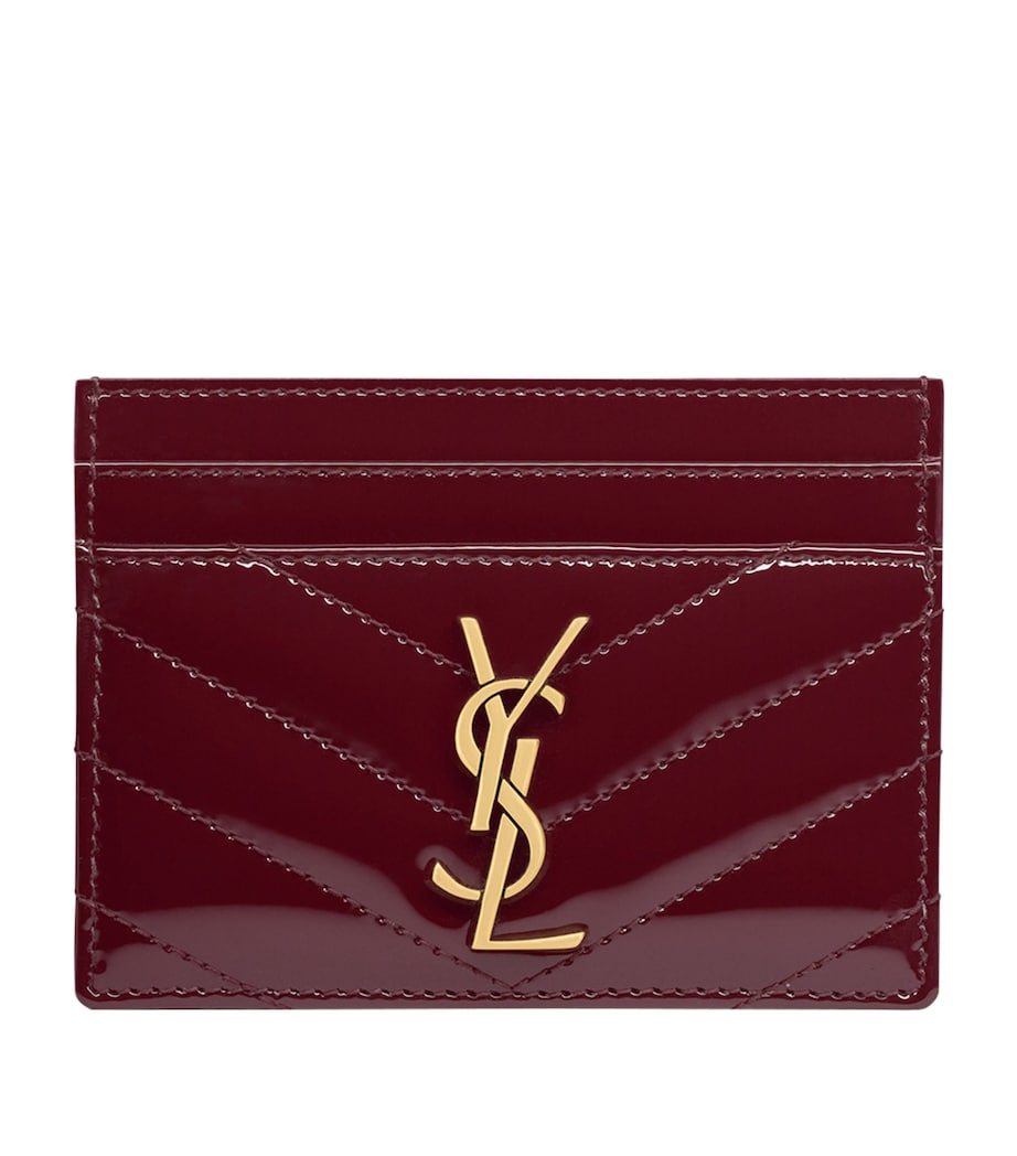 Saint Laurent Monogram Matelassé card holder in calfskin - British product