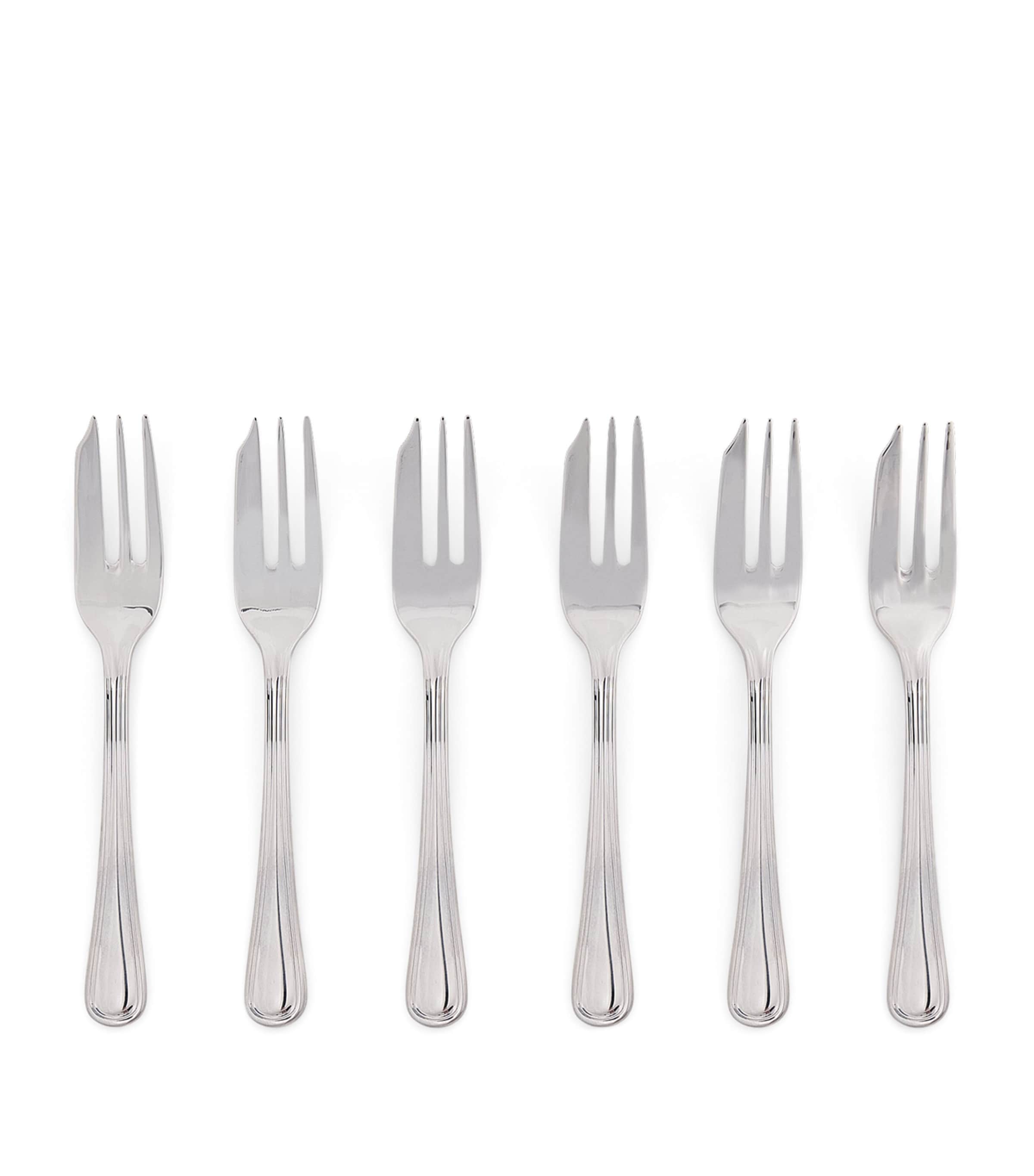 Harrods stainless steel pastry fork set of 6, UK version