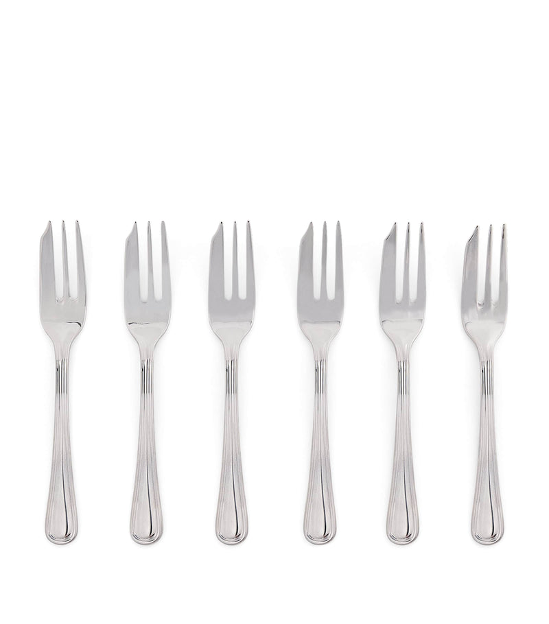 Harrods stainless steel pastry fork set of 6, UK version