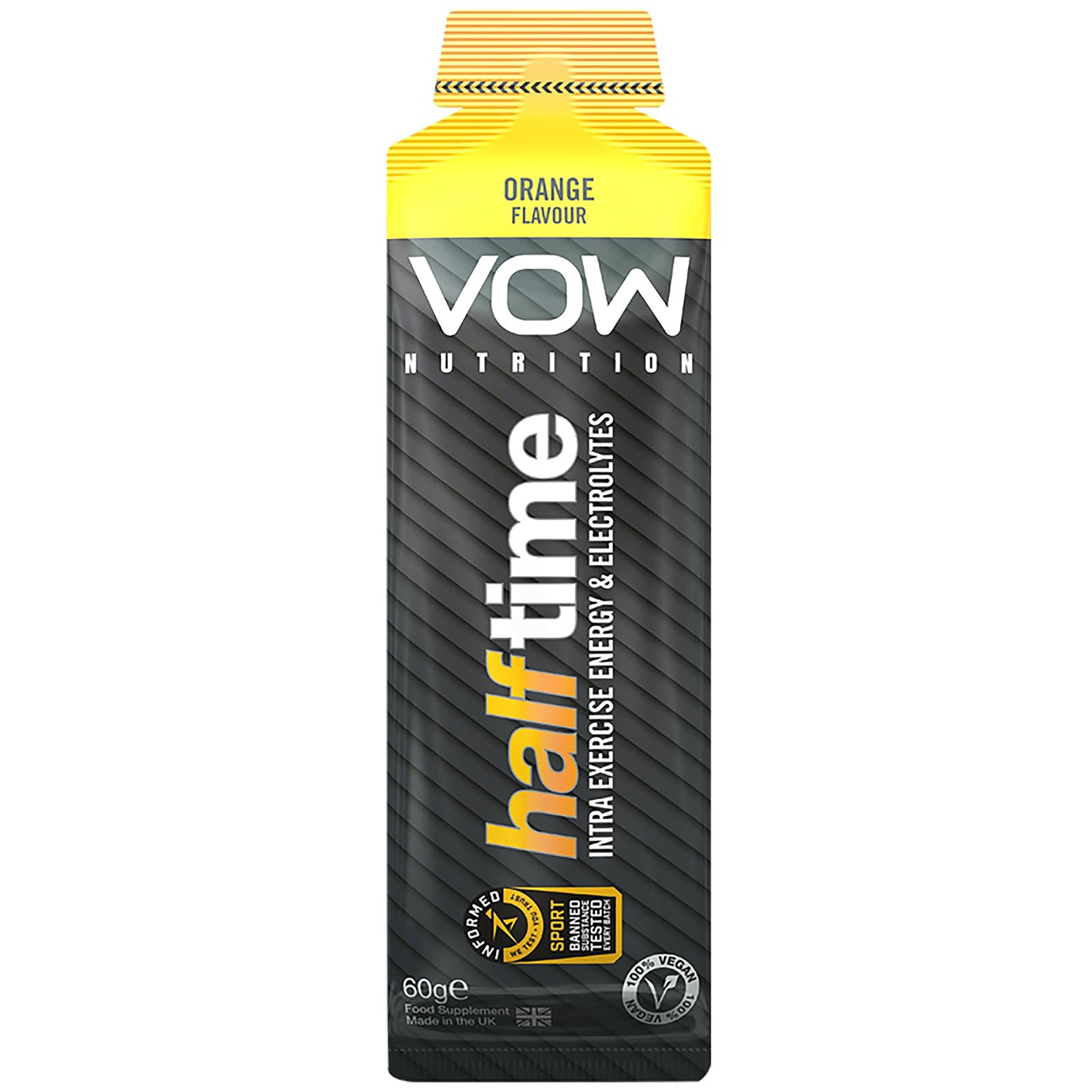 VOW Half Time Hydration Gel 60g x 12 (British brand)