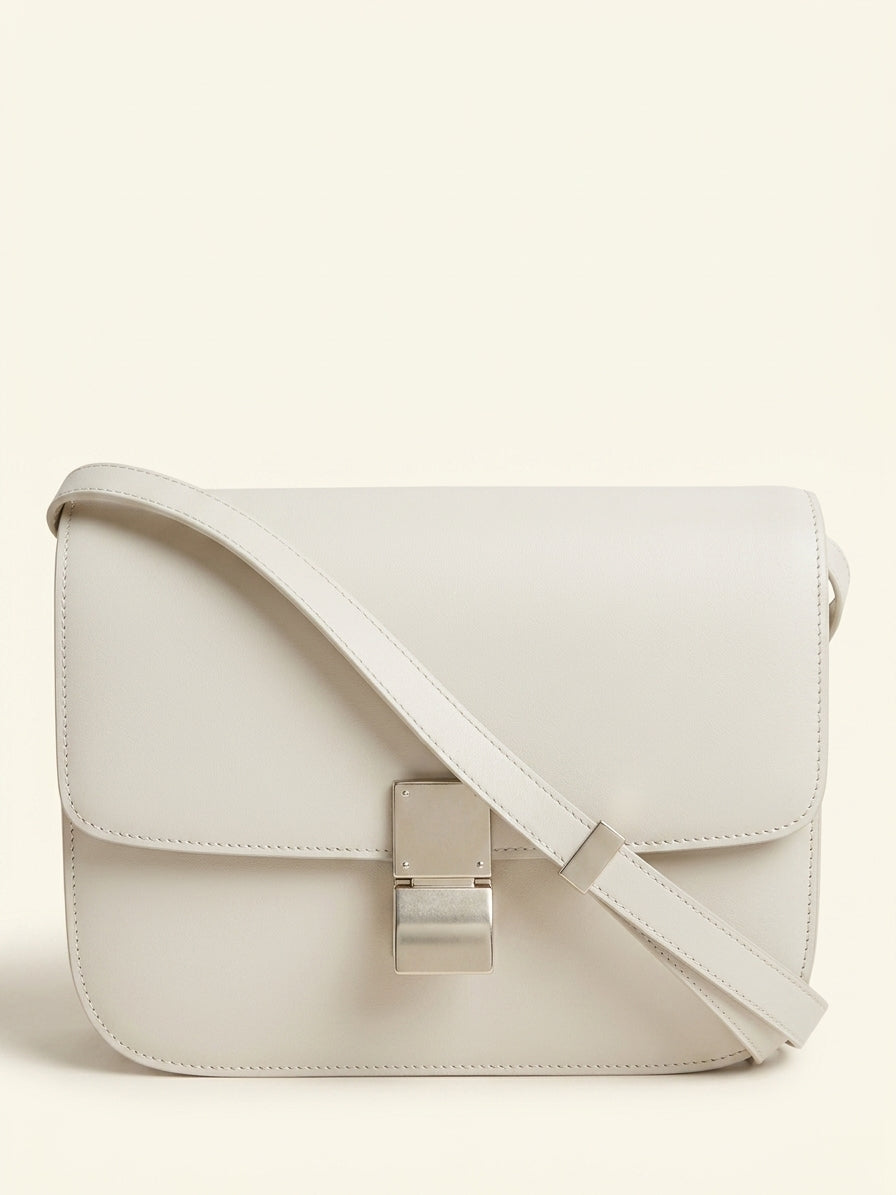 Pre-owned CELINE light blue leather crossbody bag (British brand)