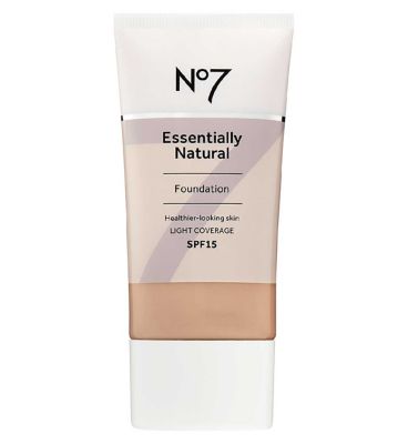 No7 Essentially Natural Foundation SPF15 40ml GOODS Boots calico  