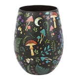Something Different stemless wine glass Dark Forest Printed 12cm (British brand)