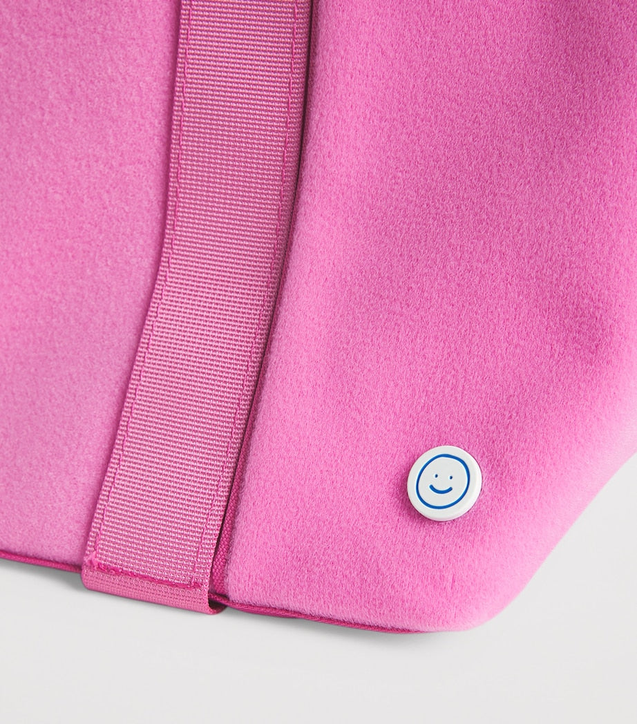 Becco Bags felt tote bag, imported from the UK