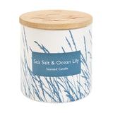 Sainsbury's Home 300g Candle with Lid -  Sea Salt & Ocean Lily GOODS Sainsburys   