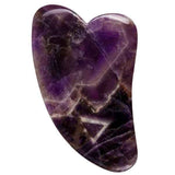 White Lotus amethyst crystal gua sha, imported from the UK
