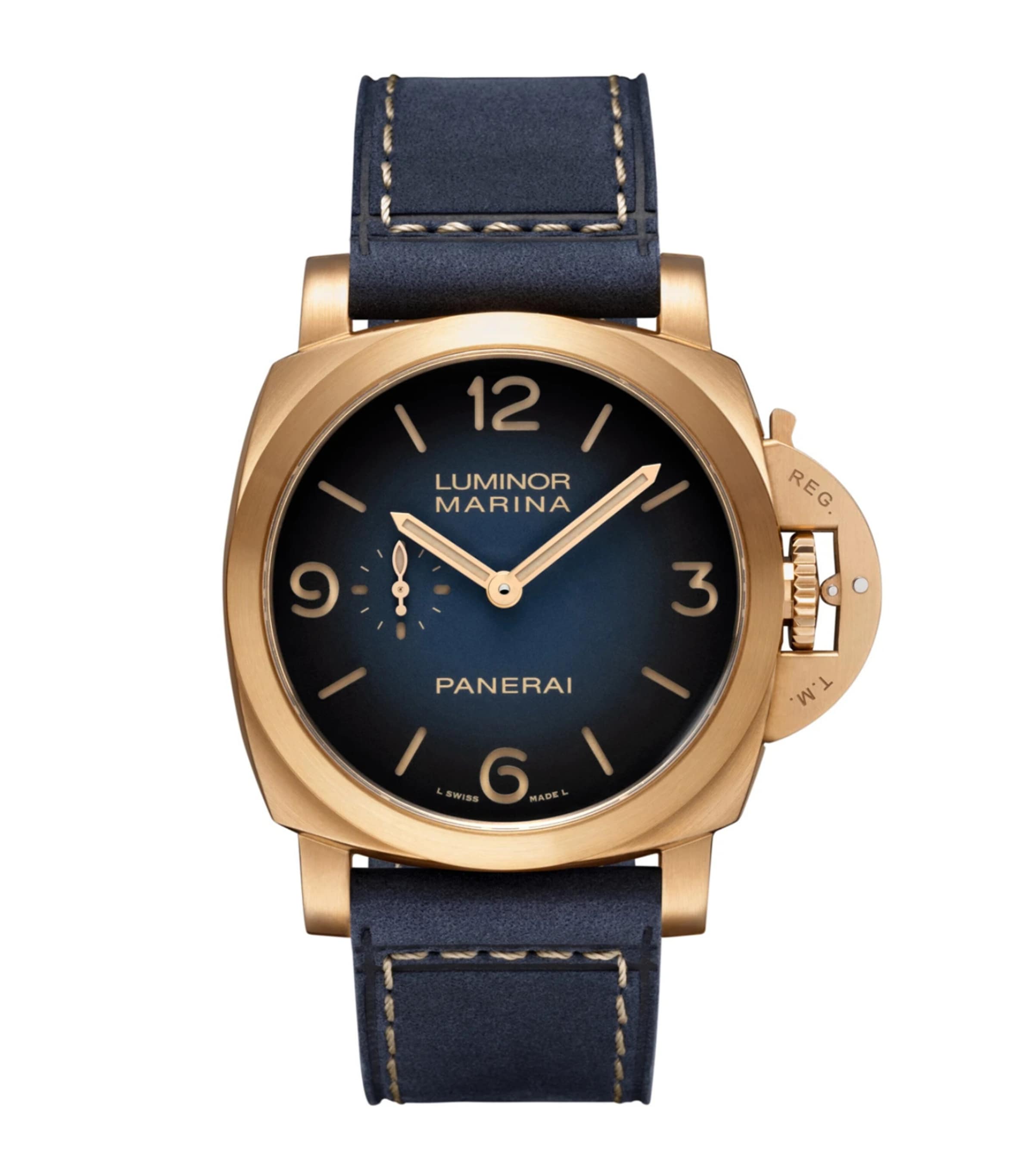 Panerai Bronzo Luminor Marina watch 44mm, UK version