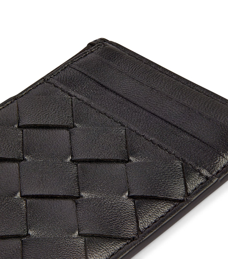 Bottega Veneta leather zipped card holder - British product