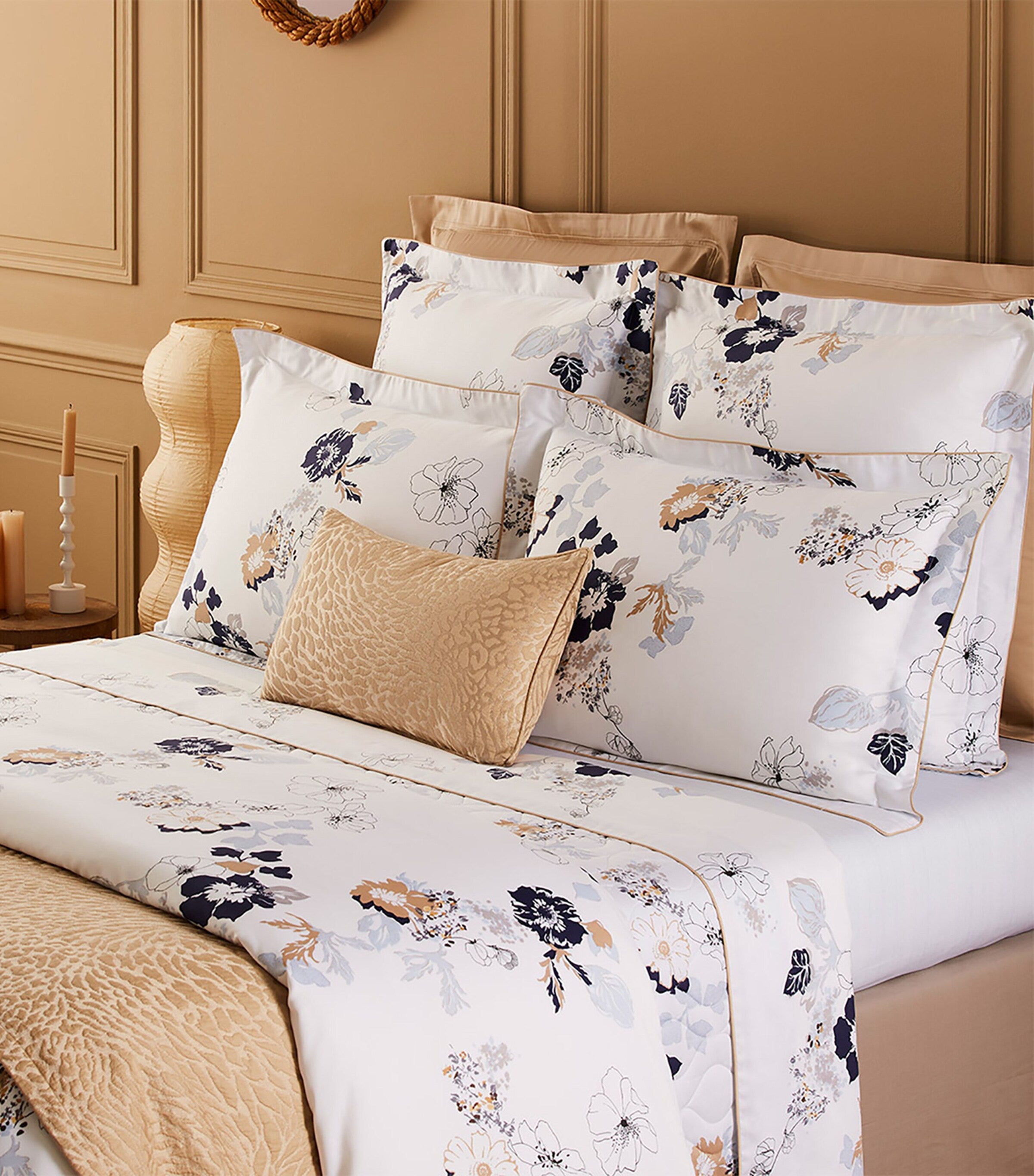 Yves Delorme Eclipses King Oxford pillowcase 50cm x 90cm (British brand)