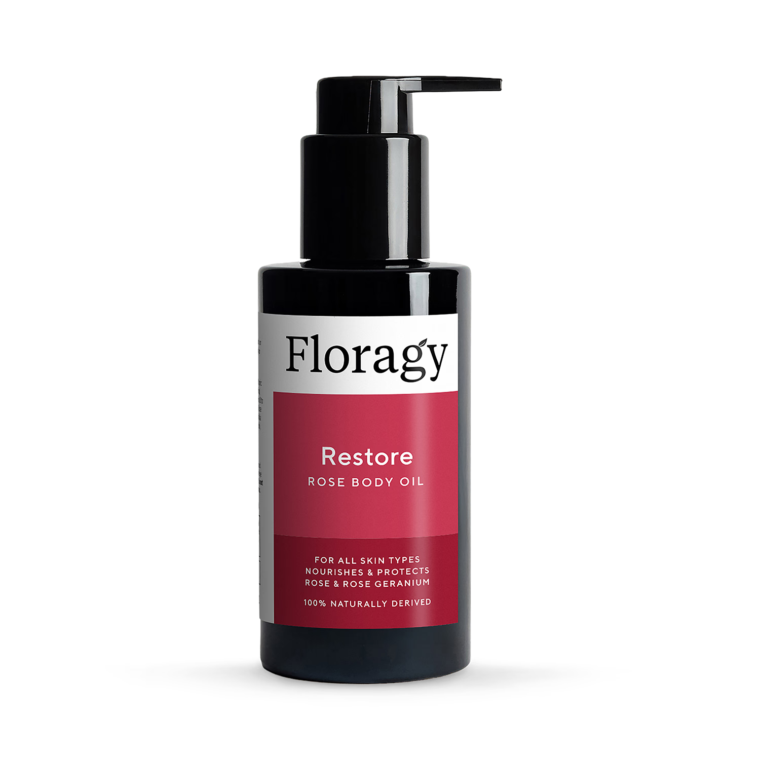 Restore Body Oil Rose and Rose Geranium, imported from the UK