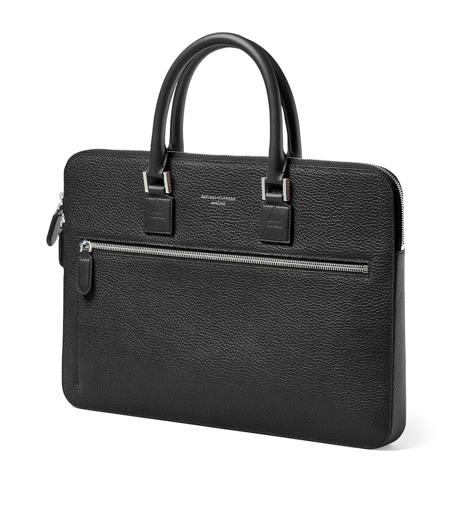 Aspinal of London Connaught briefcase leather, UK version
