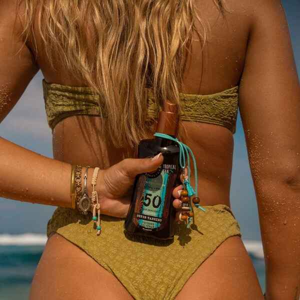 Byron Bay tanning oil SPF 50 200ml, imported from the UK