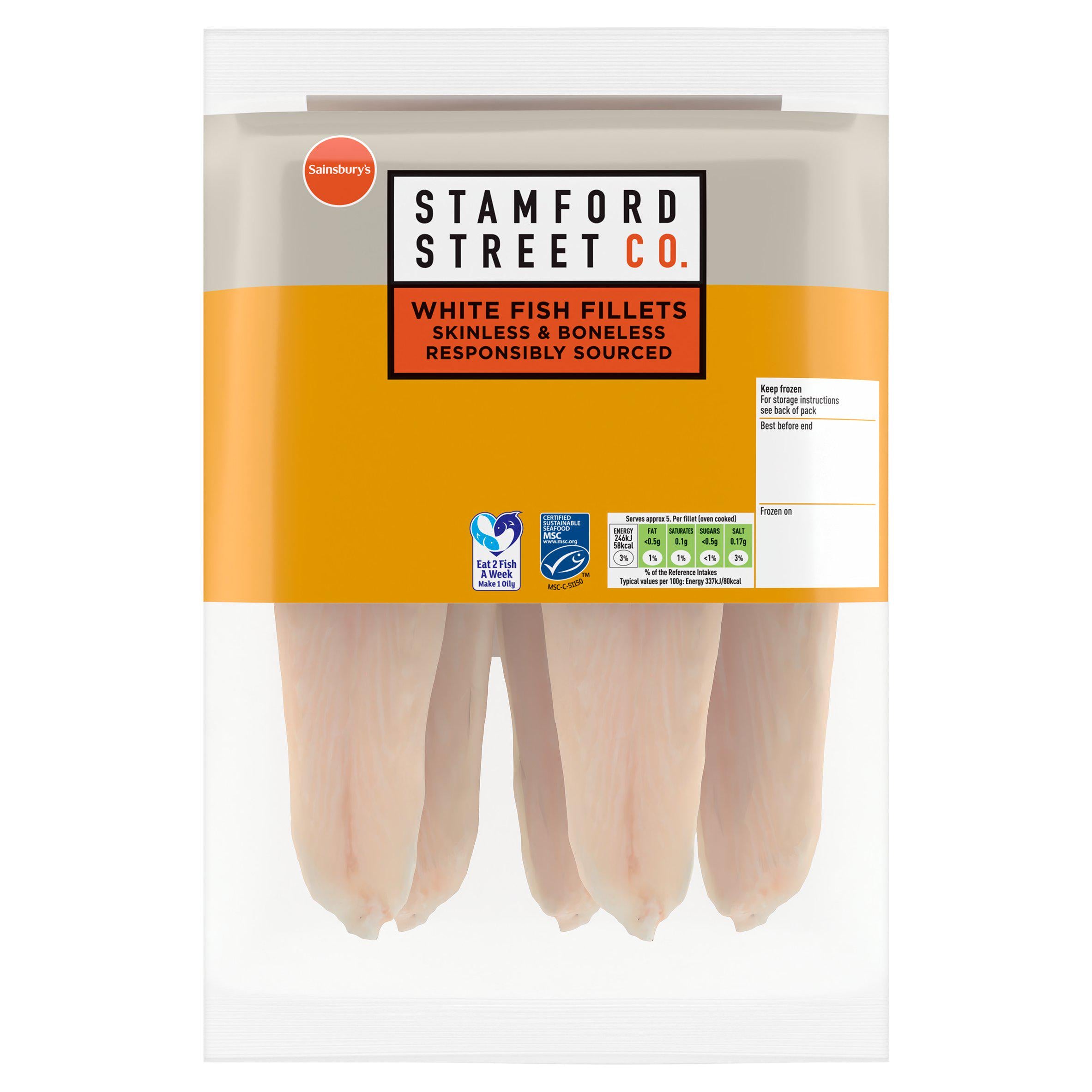 Stamford Street Co. White Fish Fillets 520g GOODS Sainsburys   