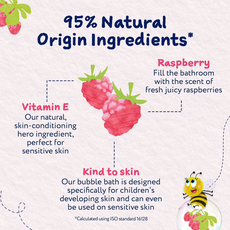 Childs Farm Bubble Bath Raspberry 250ml - British product