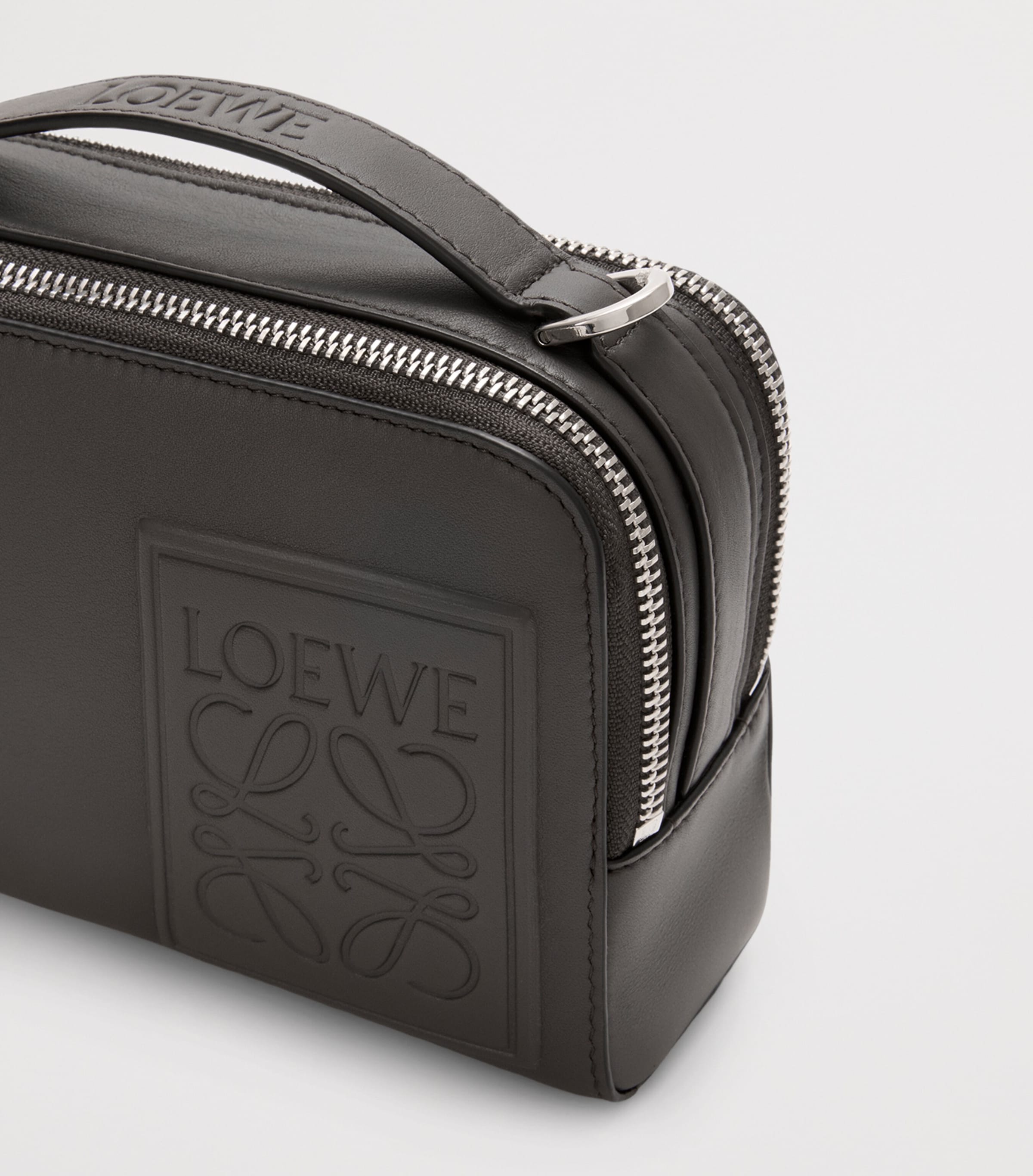 LOEWE Mini Leather Patch camera bag, UK version