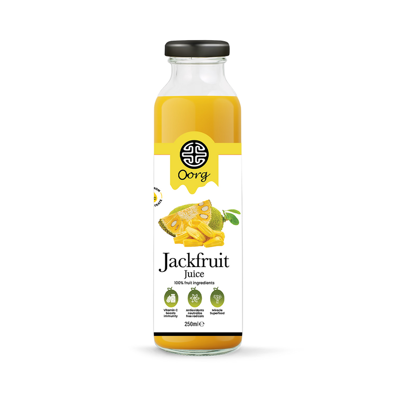 OORG Natural Jackfruit Juice 250ml pack of 6 - British product
