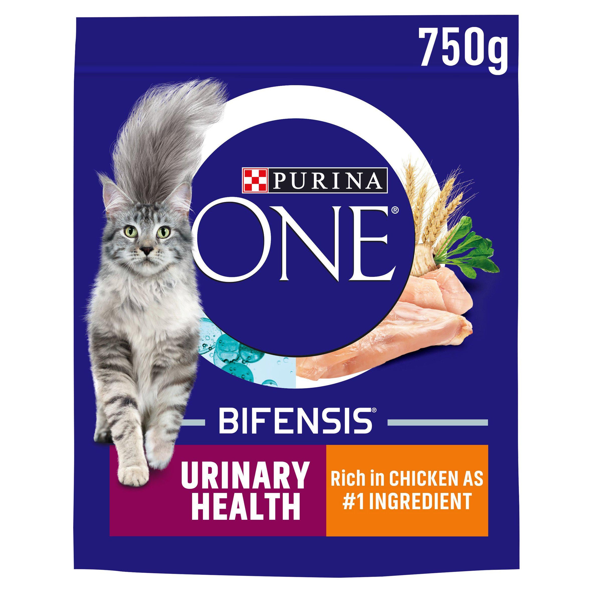 Purina One Urinary Care Dry Cat Food Chicken 750g Advanced nutrition cat food Sainsburys   