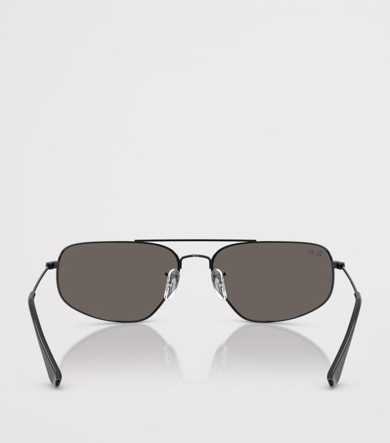 Ray-Ban rectangular metal sunglasses - British product