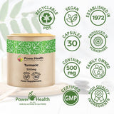 Power Health Turmeric supplement 30 capsules, UK version