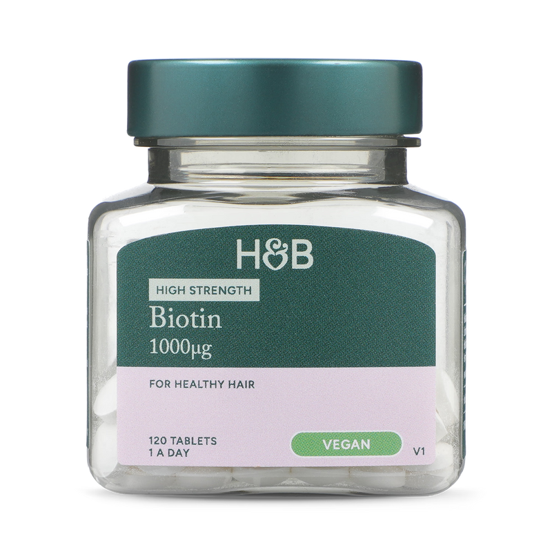Holland & Barrett Biotin 1000ug 120 Tablets, UK version