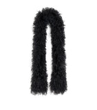 Valentino Garavani monochrome feather scarf 200cm, UK version