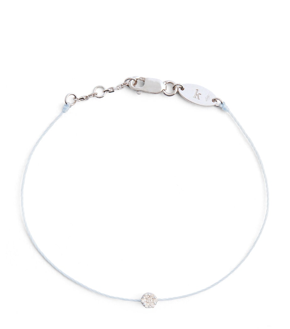 Redline white gold diamond illusion bracelet - British product
