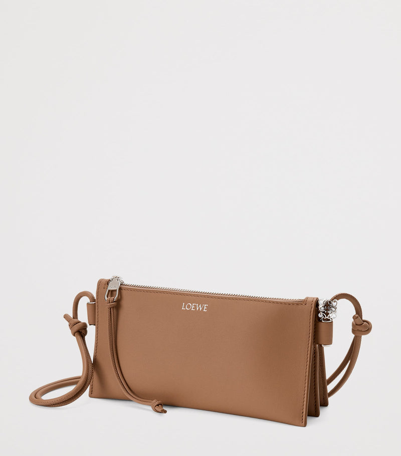 LOEWE Leather Joya pouch with adjustable strap (British brand)