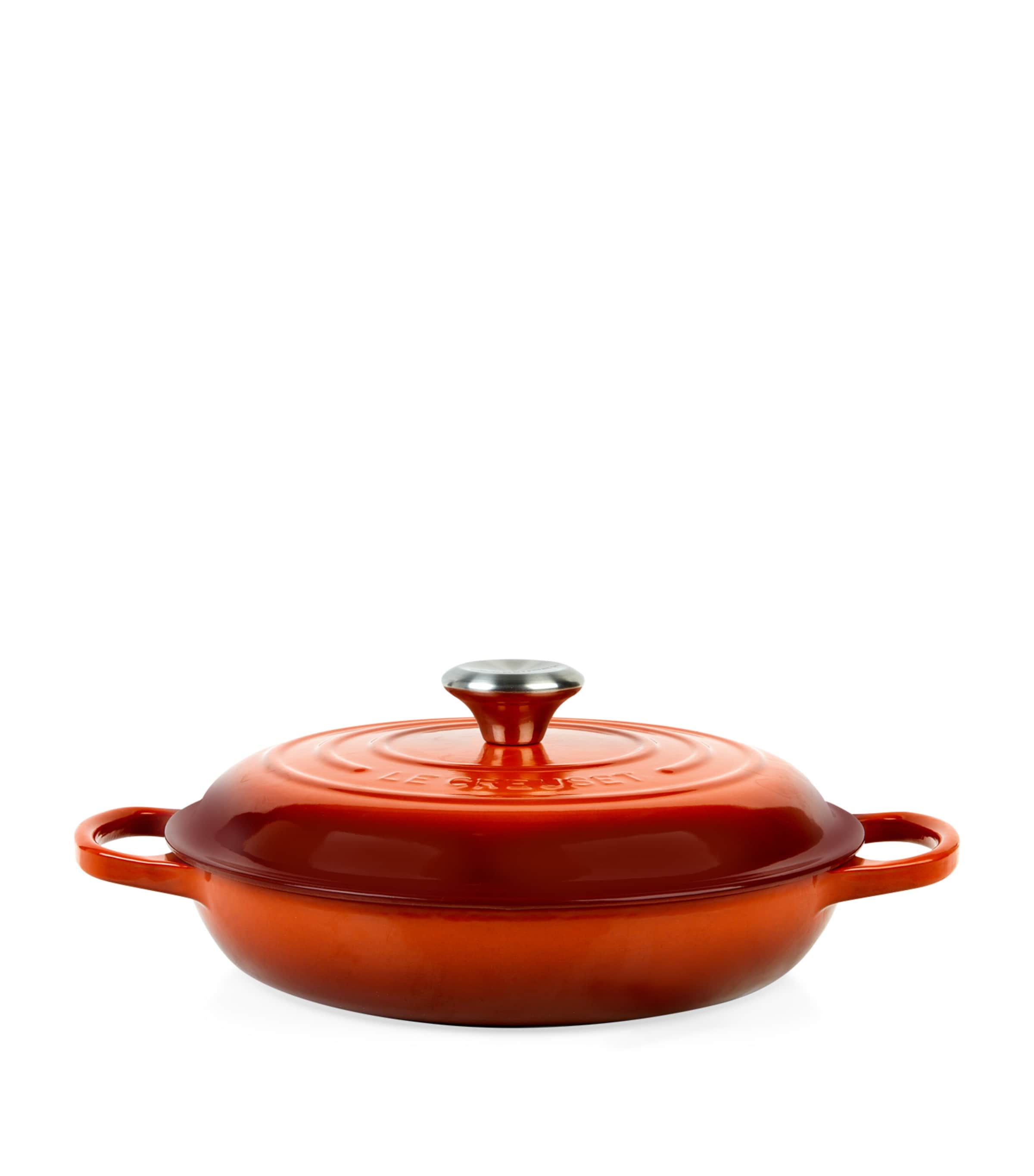 Le Creuset cast iron shallow casserole dish 30cm, UK version