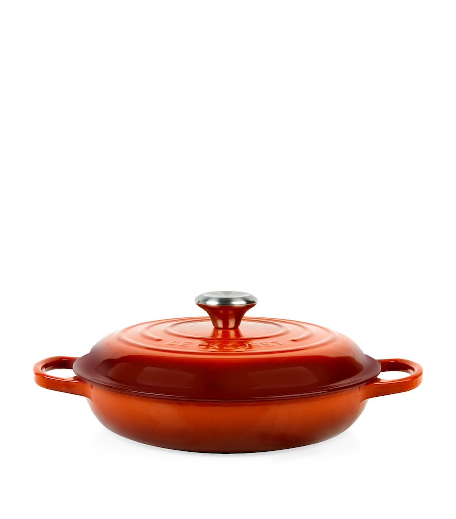Le Creuset cast iron shallow casserole dish 30cm, UK version
