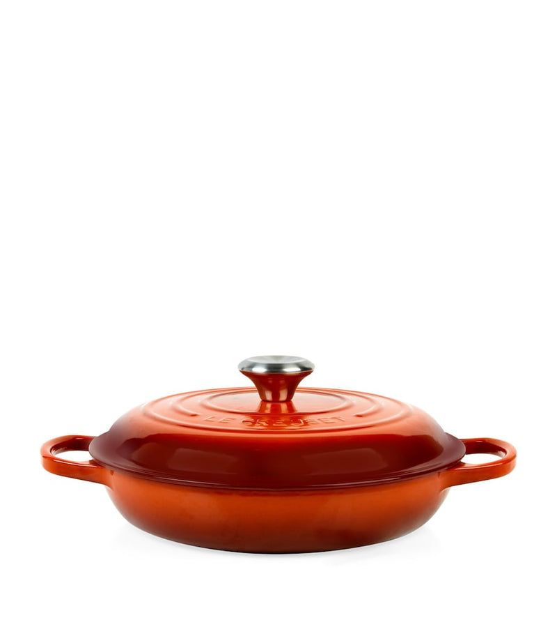 Le Creuset cast iron shallow casserole dish 30cm, UK version